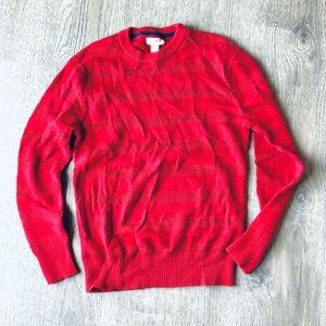 Cat & Jack Red Crewneck Sweater Boys Medium 8/10